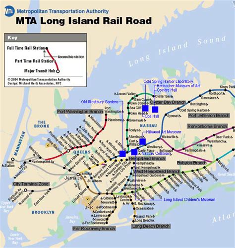 City of New York : New York Map | MTA Long Island Rail Road Route Map