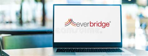 Everbridge, Inc. logo editorial stock image. Image of applications - 221871539