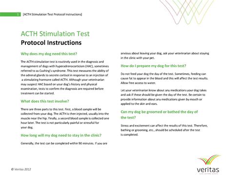 What Is A Acth Stimulation Test For Dogs