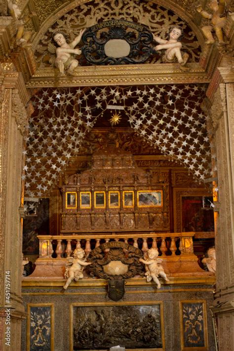 Relics of St. Francis Xavier at Bom Jesus Basilica Goa Stock Photo | Adobe Stock