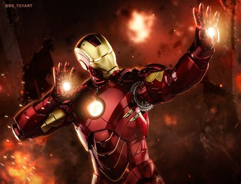 Iron Man Laser Firing Up, HD Superheroes, 4k Wallpapers, Images, Backgrounds, Photos and Pictures