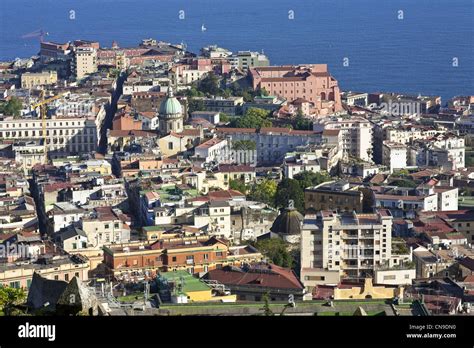 Italy, Campania, Naples, historic center, listed as World Heritage by UNESCO, view from the ...