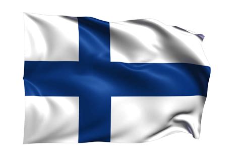 Finland Waving flag Realistic Transparent Background 15309637 PNG