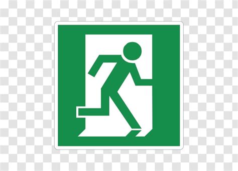 Emergency Exit Sign Lighting - Logo - Slip Transparent PNG