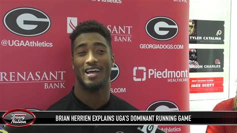 Brian Herrien explains dominance of Georgia running backs - YouTube