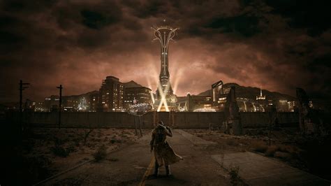 Fallout: New Vegas HD Wallpaper - The Neon Desert Awaits