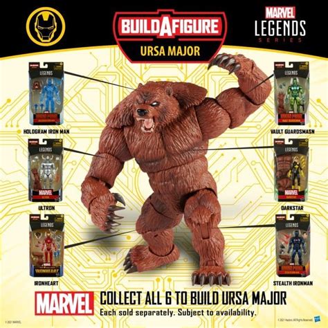 Marvel Legends Ursa Major BAF Wave Set of 7 Action Figures – Kapow Toys