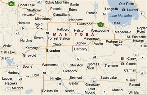 Where is Carberry, Manitoba area map & More