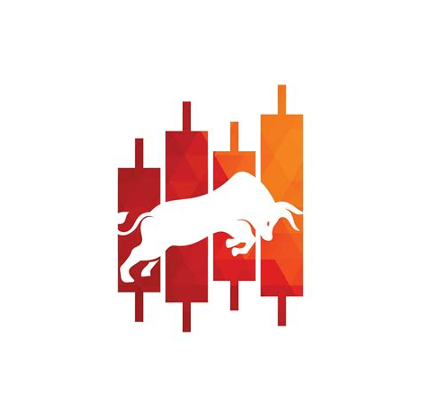 Bullish Trader Logo. Forex bull logo design template vector. Financial ...