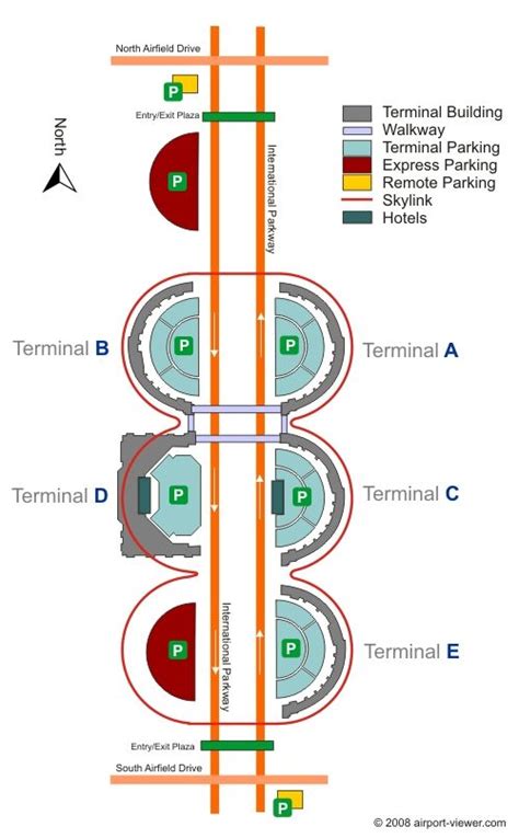 DFW Airport Terminal Map