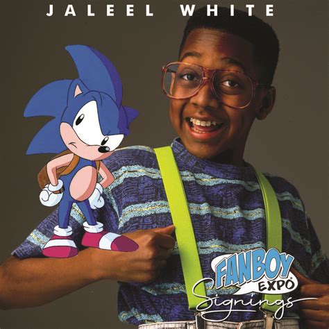 Jaleel White Urkel & Sonic the Hedgehog Signing - Fanboy Expo Store