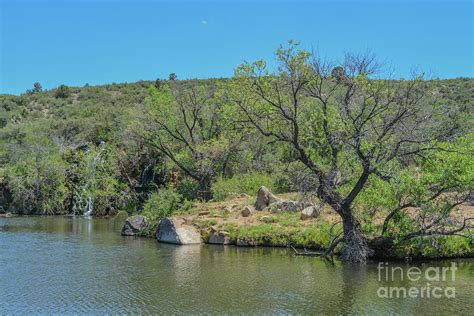 View of Fain Lake in Prescott Valley, Photograph by Norm Lane - Pixels