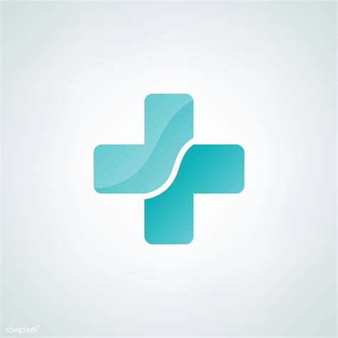 Cross symbol in blue vector | free image by rawpixel.com | Medical logos inspiration, Medical ...