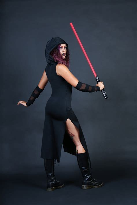 Womans Sith Costume Star wars Cosplay Sexy Adult Halloween | Etsy