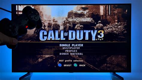 Call of Duty 3 PS2 slim | PlayStation 2 gameplay on 4K TV - YouTube