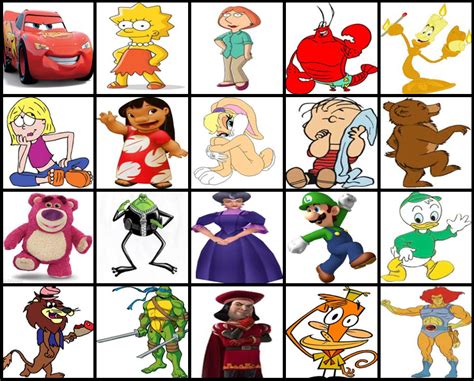 Cartoon Characters That Start With the Letter L - NoekruwFrench