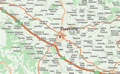 Frosinone Italy Map | Map North East