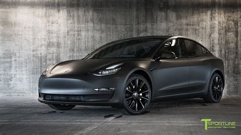 Tesla Model 3 Customized to look like the Matte Black Model 3 Prototype - YouTube