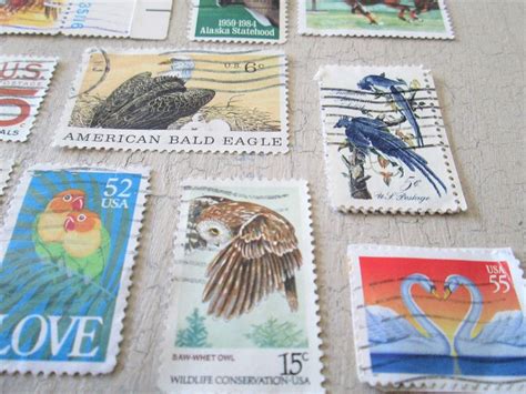 Vintage Animal Stamps Postage Stamp Collection | Etsy