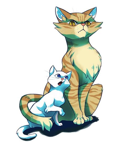 Speckletail and Snowkit | Warrior Cats Fan Art