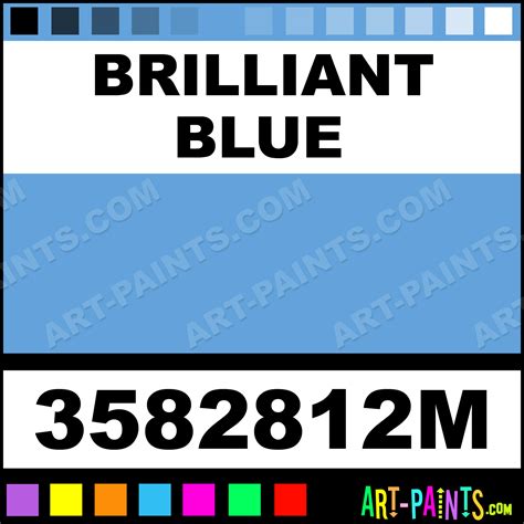 Brilliant Blue Essentials 12 Acrylic Paints - 3582812M - Brilliant Blue ...