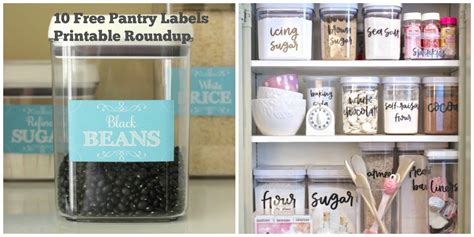 10 FREE Printable Pantry Labels to Whip Your Kitchen into Shape - The ...