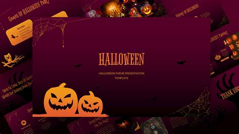 Free Halloween Presentation Google Slides Template- SlideKit