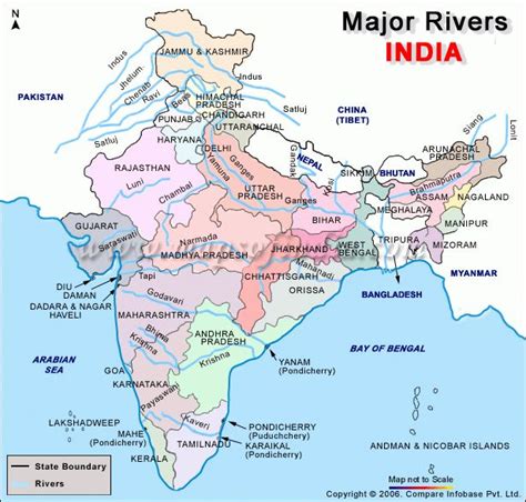 List of Important Rivers of India and their Names, Origin, Destination and Length S.N. Name of ...