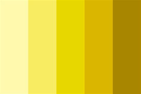 Shades of Yellow Color Palette