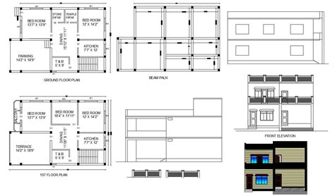 Drawing Of 2d House Design Autocad File Cadbull | sexiezpix Web Porn