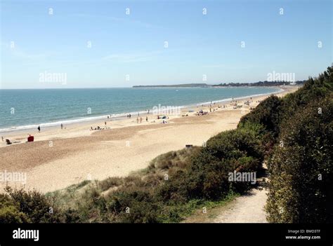 Highcliffe Castle Beach,Christchurch,Dorset looking west Stock Photo - Alamy