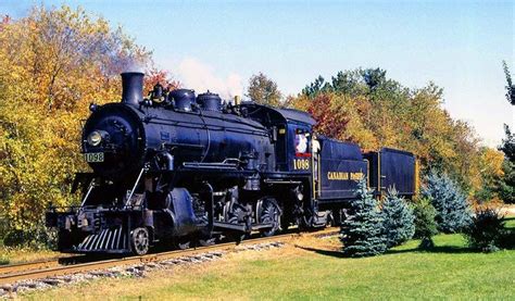 Vintage Canadian Pacific Railway Steam Locomotive