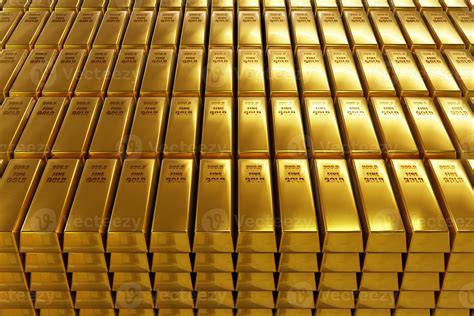 Stack close-up Gold Bars, weight of Gold Bars Concept of wealth and reserve. Concept of success ...