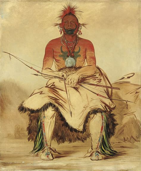 G.CATLIN la-doo-ke-a-(buffalo-bull) Pawnee Indian | American art, American indian art, Indian art