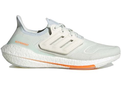 adidas Ultra Boost 22 White Blue Tint Orange Men's - GY6227 - US