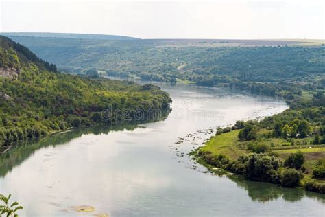 River Dniester on the Border of Moldova with Ukraine Stock Photo ...