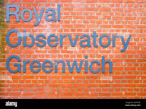 royal greenwich observatory at greenwich. Home of the prime meridian Stock Photo - Alamy