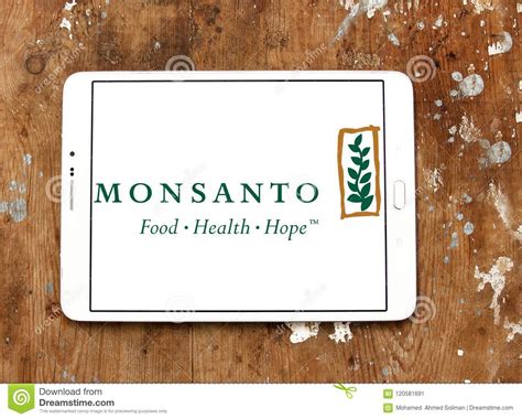 Monsanto Company logo editorial photo. Image of brand - 120581691