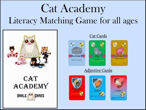 Cat Academy - Card game for all ages | Teaching Resources