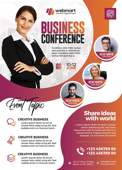 Business-Conference-Designer-Flyer-PSD-Template-Preview - PSD Zone