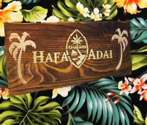 Håfa Adai Sign Guam Seal Sign | Etsy