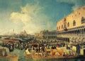Reception of the Ambassador in the Doge's Palace - (Giovanni Antonio Canal) Canaletto ...