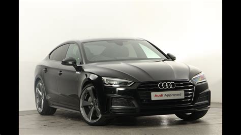 FH68ZNK Audi A5 Sportback Black Edition 40 TDI 190 PS S tronic 2019 Derby Audi - YouTube