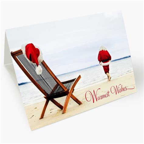 Santa On The Beach Christmas Card åäÌÝÌÕ Beach Holiday Cards