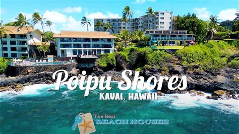 Poipu Shores oceanfront luxury vacation rental on Kauai, Hawaii - YouTube