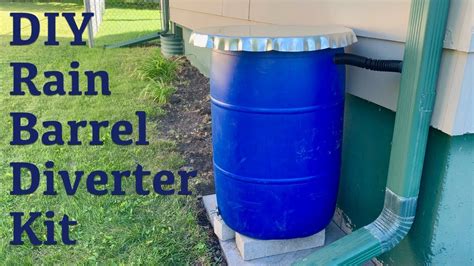 DIY Rain Barrel Diverter Kit - YouTube