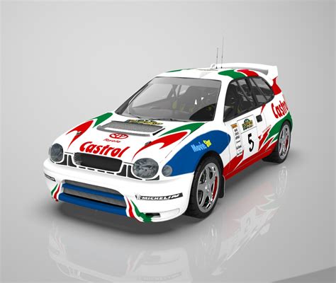 Toyota Corolla WRC 3D Model $94 - .blend .dae .fbx .obj - Free3D