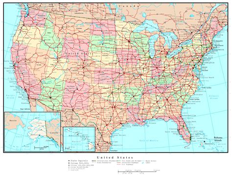 United States Map With Major Cities Printable - prntbl.concejomunicipaldechinu.gov.co