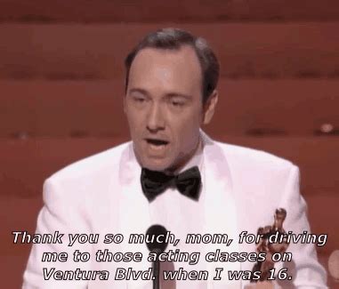 Kevin Spacey receives his first Academy Award on...