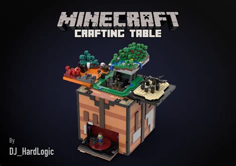 LEGO MOC Minecraft Crafting Table by DJ_HardLogic | Rebrickable - Build with LEGO